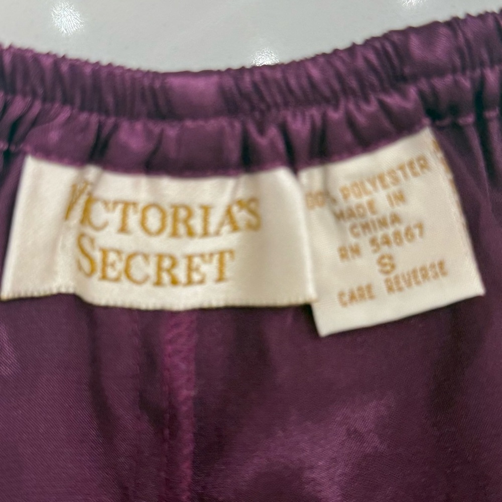 Victoria’s Secret Vintage Gold Tag Lingerie Sleepwear Patterned Classic Sz Small - Picture 7 of 11